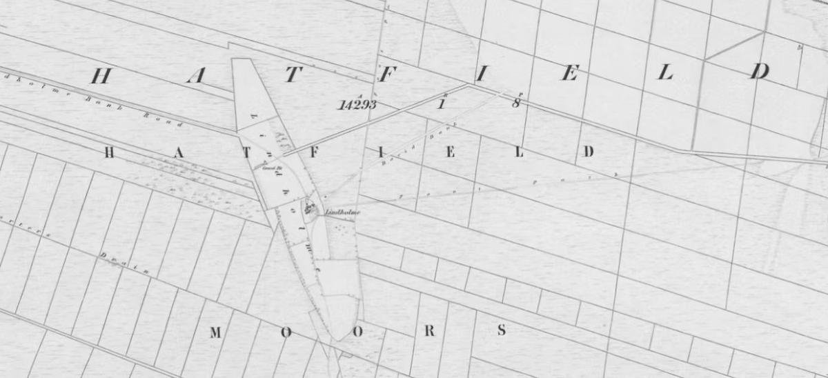 Hatfield Moor Lindholme OS Map