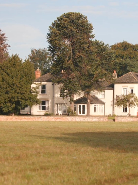 Main Hall of Lindholme Estate, where you can hold your own solitary silent retreat in England, UK.
